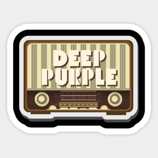 deep purple Sticker